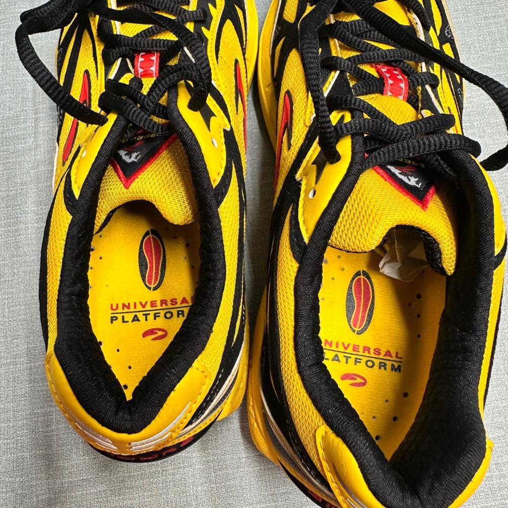 Brooks Cascadia Pivot Mens 10 D Yellow Black Trail Running Shoes Y2K 41153761 - Picture 6 of 11